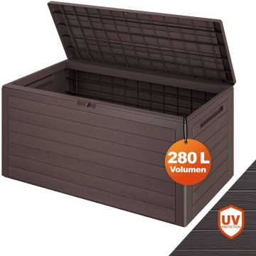 Kussenbox Woody Bruin 280L houtlook