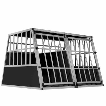 Transportbench voor Honden XXL Aluminium 97x90x70cm