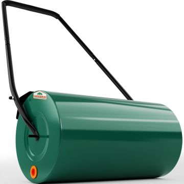Tuinwals Groen Metaal 60cm 48liter