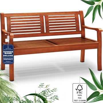 Tuinbank Bruin Eucalyptushout FSC®-gecertificeerd 120x56x88cm