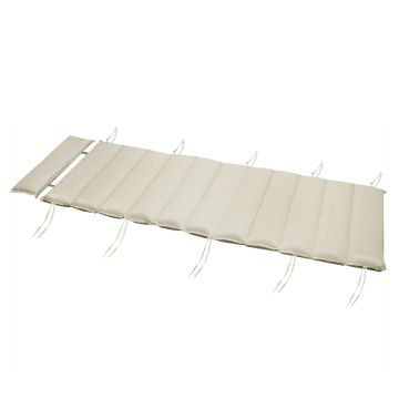 Ligbedkussen Crème 177x58x7cm