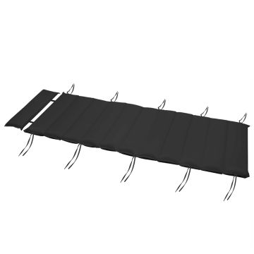 Ligbedkussen Antraciet 177x58x7cm