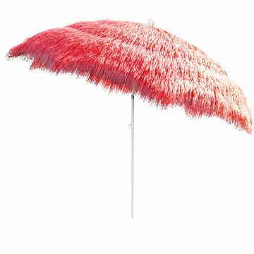 Parasol Hawaii Rood Ø160cm UV-bescherming 30+
