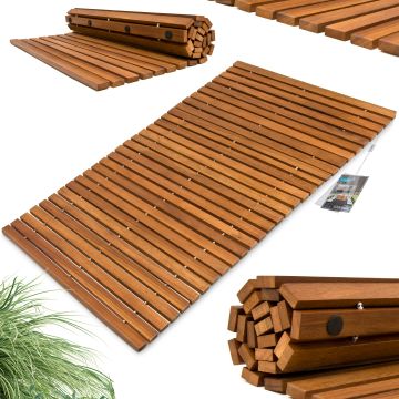 Badmat Acaciahout 76x50cm FSC® gecertificeerd