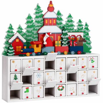 Adventkalender Hout Landschap