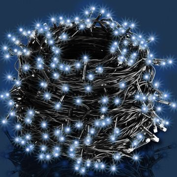 LED Kerstverlichting Blauw 6m 100 LEDs  incl Timer