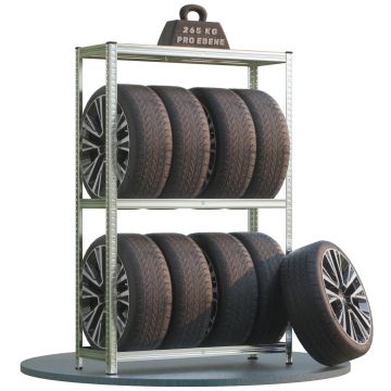 Bandenrek 180x120x40cm gegalvaniseerd 795kg