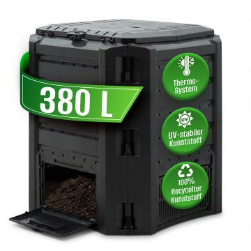Compostbak Zwart 380L