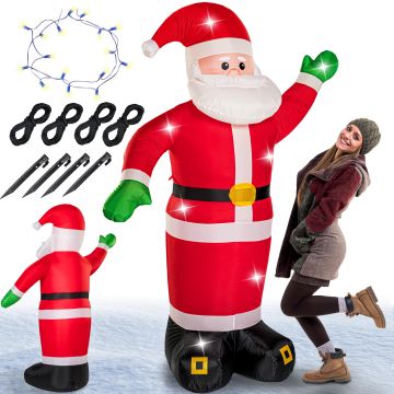 Opblaasbare Kerstman XXL 250x180x115cm LED