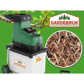 Hakselaar 3100W incl Opvangbak 60L