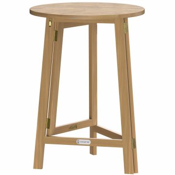 Statafel Hout Ø80cm Inklapbaar