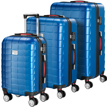 Reiskoffers Exopack 3-delig Blauw ABS