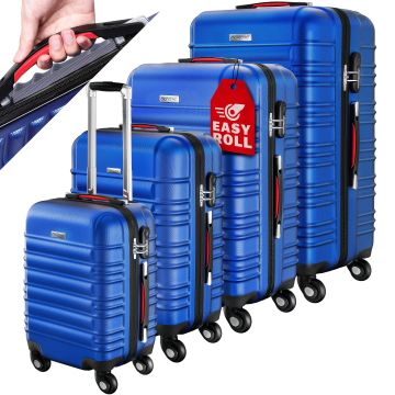Reiskoffers 4-delig Blauw ABS