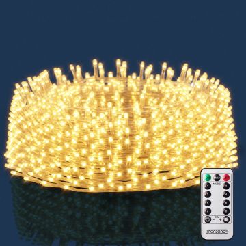 Lichtgordijn 200 LED Kerstdeco Warmwit 10 Meter