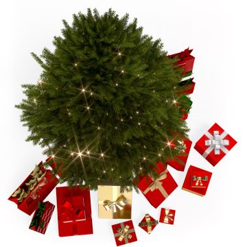 Kunstkerstboom 140cm met Verlichting