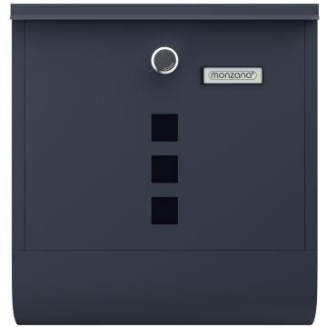 Brievenbus Antraciet Staal 30,5x10x33,5cm