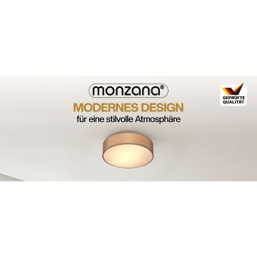 Plafondlamp Taupe Stof ø30cm