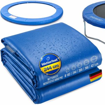 Trampoline randafdekking Blauw Ø244cm V1