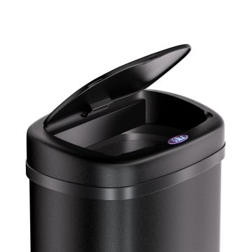 Sensor afvalbak Zwart roestvrij staal 40L