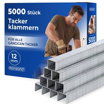 Tacker nieten - 5000 stuks - L= 12mm, B= 5,8mm