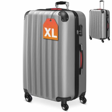 Reiskoffer Baseline Zilver Kunststof Hardcase 90 L