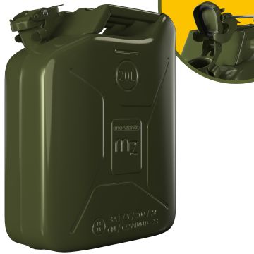 Jerrycan Groen Staal 20 Liter