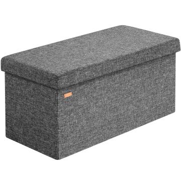 Opbergbank Donkergrijs 80x40x40cm