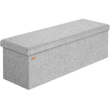 Opbergbank Grijs 115x38x38cm