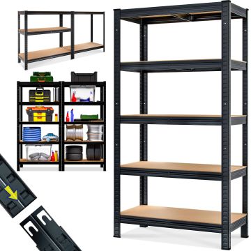 Stellingkast Zwart 180x90x40cm tot 875kg