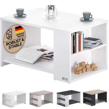 Salontafel Santa Cruz Wit 90x60x50cm