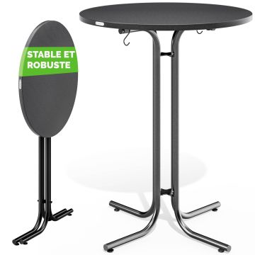 Statafel Grijs 110x70cm opklapbaar