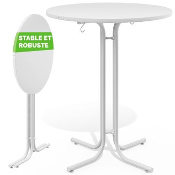 Statafel Wit 110x80cm opklapbaar