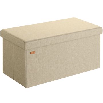 Opbergbank Beige 76x38x38cm