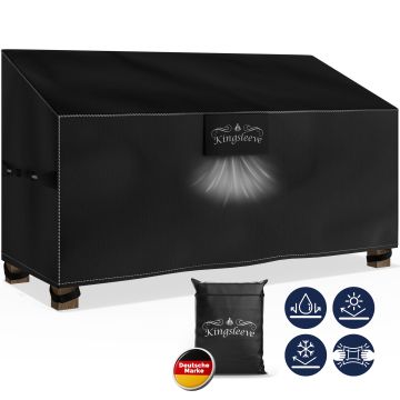 Zeildoek tuinbank antraciet 134x66x63/89cm 9100mm waterkolom