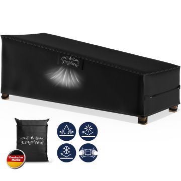 Zonnezeil antraciet 200x75x40/70cm 9100mm waterkolom
