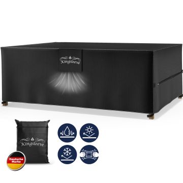 Dekzeil antraciet 308x138x89cm 9100mm waterkolom
