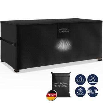 Dekzeil voor biertafelset antraciet 180x90x74cm 8000mm waterkolom