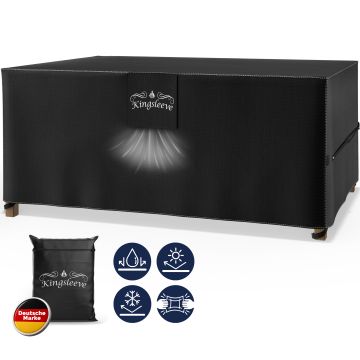 Dekzeil antraciet 180x120x74cm 9100mm waterkolom