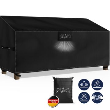 Zeildoek tuinbank antraciet 163x66x63/89cm 9100mm waterkolom