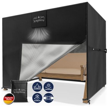 Hollywood schommelhoes antraciet 210x150x150cm 9100mm waterkolom