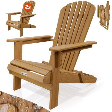 Tuinstoel Adirondack Acaciahout 84x69x94cm , Set van 2