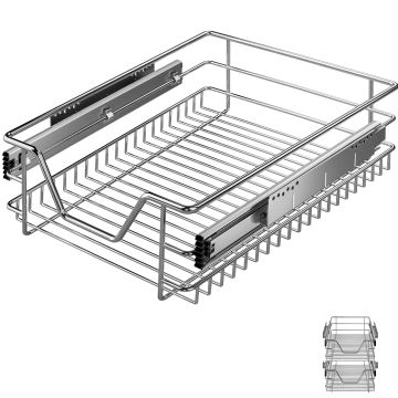 Telescopische Keukenlade 40cm Kastbreedte , set van 2 Stuks