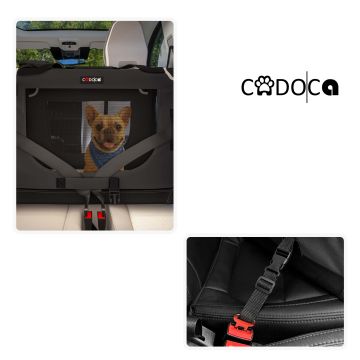 Hondentransportbox Antraciet XXL 90x61x65cm