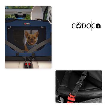 Hondentransportbox Blauw XXL 90x61x65cm