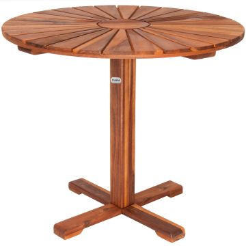 Tuintafel Sunrise Bruin Acaciahout Ø70cm