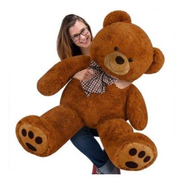 Monzana Knuffelbeer Pluche 100cm Bruin