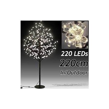 Kerstbloesem 180 cm 200 LED's kerstboom kerstversiering