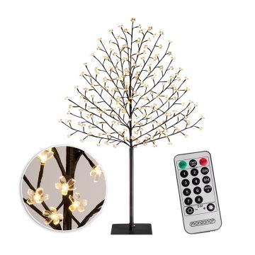 Kerstbloesem met 220LEDs, 220 cm hoog voor binnen of buiten