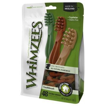 WHIMZEES TANDENBORSTEL XS 6,5 CM 48 ST