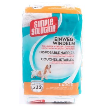 SIMPLE SOLUTION WEGWERP HONDEN LUIER LARGE 12 ST 45-57 CM